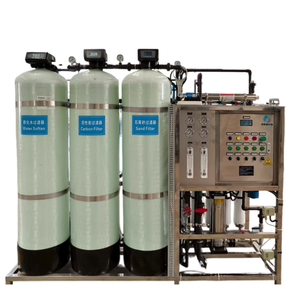 Purificador de Agua por Ósmosis Inversa Industrial y Comercial para Protección Ambiental, PLC, Bomba y Motor, Capacidad 250 L/H, Desalinización 98-99% - Product Image 4