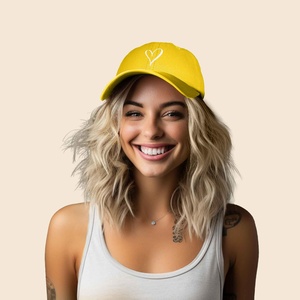 Casquette de baseball sportive 5 panneaux ultra-performante, résistante à l'eau, motif personnalisé couleur jaune, pour le golf, la navigation, la plage, le lac, l'entraînement et le quotidien - Product Image 4