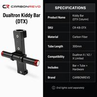 Colonne de direction de scooter électrique Carbonrevo, fourche avant en fibre de carbone, pièce de rechange de haute qualité, durable et premium