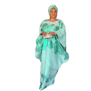高品质非洲民族风格非洲派对礼服新款提花编织非洲女装