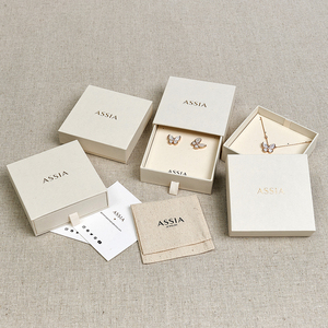 Boîtes d'emballage pour bijoux en carton recyclable personnalisées avec logo imprimé Boyang - Product Image 2