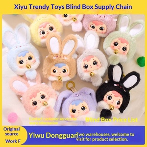 8 Pezzi Scatole Misteriose a Sorpresa 15CM Samuel Mini Coniglio in Resina Peluche Ciondolo Portachiavi Statuetta <span class=keywords><strong>Anime</strong></span> Figure Uniche - Product Image 3