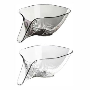 Multi-functional Drain Basket, Drainage Basket Funnel, Fruit Cleaning Bowl with Strainer <b>Container</b> Vegetable and Fruit - Product Image 1