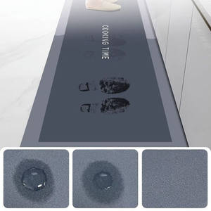 Tapis de sol de salle de bain en diatomite antidérapant, doux, à séchage rapide, super absorbant, tapis de cuisine en diatomite - Product Image 5