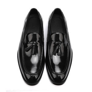 Chaussures de Mariage Formelles pour Hommes 2026 de Haute Qualité, Faites à la Main, en Cuir Véritable avec Semelle en Cuir et Pompons - Product Image 3