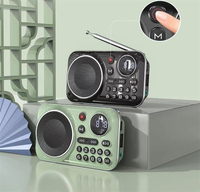 Speaker Mini portabel Radio FM, Speaker Bluetooth nirkabel BT 5.0 harga pabrik