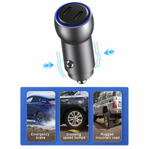 Adaptador Tipo C al por mayor, cargador de coche USB de 2 puertos con carga rápida – qc3.0 / pd – compatible con iPhone y Android - Product Image 6