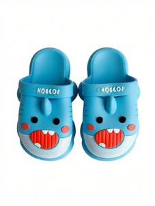 Ciabatte HOLCO a Forma di Animale Cartoon, Blu Cielo, in PVC, Punta Aperta, Antiscivolo, Suola in EVA per l'Estate - Product Image 1