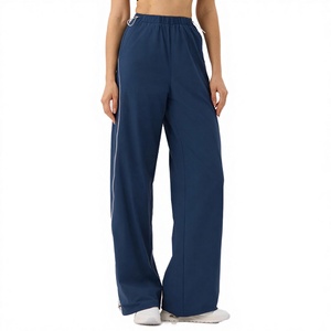 XW-2452 Pantalon de jogging décontracté et ample avec cordon de serrage, écologique, imperméable, avec poches latérales, essentiels de sport personnalisés pour la gym, vente en gros - Product Image 3
