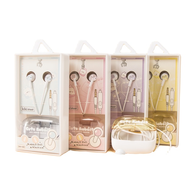 Kiki-428 OEM Wholesale 3.5mm Wired Earphones In-Ear with Mic for Samsung