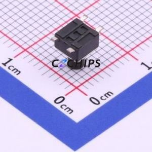 UK-B0206-G6-160 Tactile Switch SMD-4P,4.5x4.5mm Switch Single Pole Single Throw Round Button 1.6N Vertical Mount - Product Image 2