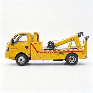 Camion de dépannage intégré 5 tonnes avec grue et remorque – Véhicule de sauvetage routier léger - Product Image 5