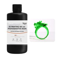 Resin Polimer Akrilik Kemurnian Tinggi WR-JC Vnici, Resin Fotopolimer UV Curing untuk Perhiasan, Printer 3D untuk SLA/DLP/MSLA, Dapat Dicetak Lilin