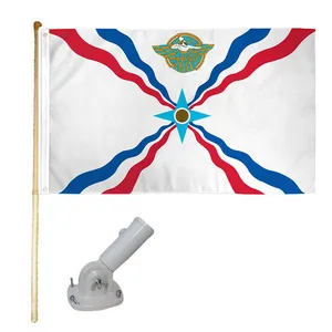 Groothandel Goedkope 100% Polyester Assyrian Assyria Land 3X5 Vlag