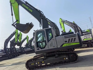 Excavatrice sur chenilles Zoomlion ZE205G Plus, couleur verte, équipement de construction robuste - Product Image 5