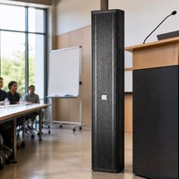 JSL Masterclass 4-Driver 2-Way Column Array Speaker : Colonne de sonorisation de précision pour conférences haut de gamme et églises