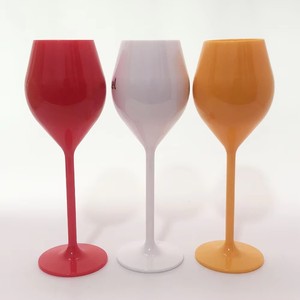 Verres à vin en plastique blanc personnalisés BST en gros 130 ml Logo personnalisé pour coupe à flûte Écologique Durable - Product Image 5