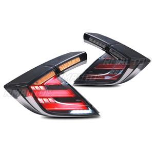 Para Honda Civic hatchback 2016-2021, luz diurna LED, luz antiniebla impermeable, conjunto de luces traseras para coche, kit de carrocería - Product Image 5