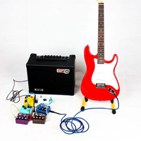 Câble d'effets pour guitare électrique mini double tête 6,35 mm AUX avec gaine en PVC et blindage combiné pour utilisation avec microphone et haut-parleur
