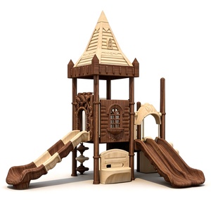 Aire de jeux extérieure certifiée CE pour tout-petits avec toboggan et panneau d'activités pour <span class=keywords><strong>centre</strong></span> d'éducation précoce - Product Image 2