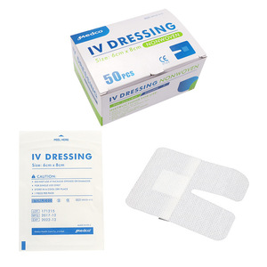 Apósito para venas intravenosas Medco, 6 cm x 8 cm, no tejido, estéril, de un solo uso, para hospital - Product Image 1
