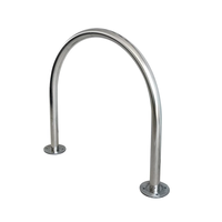 Support de vélo en acier inoxydable personnalisé pour l'extérieur, support de stationnement circulaire, support de vélo commercial, support de vélo circulaire