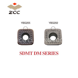 Insertos de Carburo ZCC.<span class=keywords><strong>CT</strong></span>.<span class=keywords><strong>CT</strong></span> para Fresado, SDMT YBG202 SDMT120412-DM, Forma Cuadrada, Herramienta de Torneado CNC, Cortador de Torno, HRC55 - Product Image 3