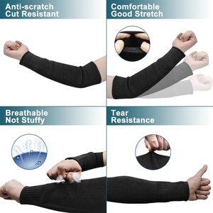 Guantes de Fibra de Vidrio Negros de Doble Capa, Protección Segura, Personalizables, Venta al Por Mayor Directa de Fábrica, Mangas Largas Resistentes a Cortes - Product Image 5