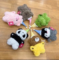 Peluche d'éléphant mignonne et douce Beyman de 8 pouces, rembourrage en coton PP, jouet à lancer pour mariage, poupée pour machine à griffes, cadeau promotionnel transfrontalier