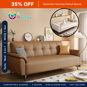 AntNovelty 3 Seater Sofa Bed Convertible <strong>Sleeper</strong> Kids Queen <strong>Double</strong> Size <strong>Small</strong> Space Home Furniture MOQ 1 Set - Product Image 1