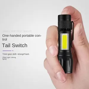 Su geçirmez Led Mini Usb Torch şarj edilebilir yakınlaştırma fener güçlü taşınabilir cep kamp el feneri