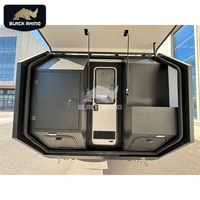 Remorque de camping tout-terrain, camping-car, auvent extensible, roulotte tout-terrain, caravane