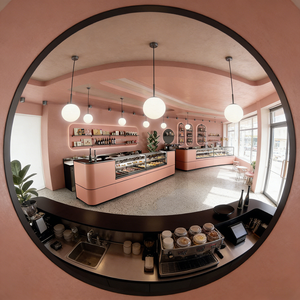 Scaffale espositivo a struttura verticale con linee d'arco, in stile rustico e accogliente, per negozio di specialità - Product Image 6