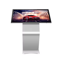 Afficheur numérique d'intérieur de 43 pouces, kiosque tactile horizontal OEM avec SDK, vidéo, service libre, agence de recherche, fournisseur