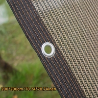80~98% Verdikkende Anti-UV HDPE Doek Terras Gazebo Luifel Zonwering Schaduwgaas Balkon Privacy Scherm