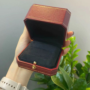 Factory Direct Famous <b>Red</b> Brand Jewelry Box For Women Luxury Gift Packaging Pendant <b>Bracelet</b> Ring Box Full Set With Accessories - Product Image 2