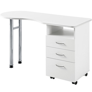 Dongpin Beauty Manicure <b>Table</b> 3432 White <b>Portable</b> With Drawers For Salon Use - Product Image 1
