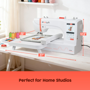 Nouvelle machine à broder informatisée à tête unique, avec engrenage central, zone de broderie 200x280mm, multifonctionnelle pour usage professionnel et domestique - Product Image 3