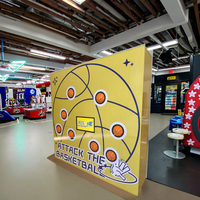 Tirez sur le bouton de style basket-ball et jouez au jeu Groundhog Jeux interactifs Jeux d'événement Jeux de carnaval Accessoire