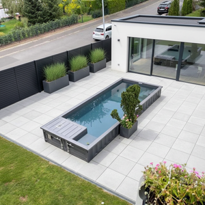 Piscine familiale autonome <span class=keywords><strong>en</strong></span> <span class=keywords><strong>fibre</strong></span> <span class=keywords><strong>de</strong></span> verre avec accessoires, conteneur maritime <span class=keywords><strong>de</strong></span> 20 pieds ou 40 pieds, spa intégré - Product Image 6