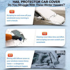 <span class=keywords><strong>Funda</strong></span> Protectora para Auto Contra Granizo, de 5 Capas, Resistente, para Exteriores, Cubre Todo el Vehículo - Product Image 3