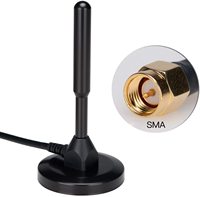 Antenne de télévision à canal gratuit Antenne numérique intérieure portable HD TV pour tuner TV USB/télévision DVB-T2