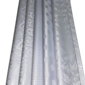 Tela de Algodón <span class=keywords><strong>Damasco</strong></span> Shadda de Diseño Clásico de Mauritania, Color Blanco, 70x70, Bazin Riche Original, Ropa Tradicional Africana 2024 - Product Image 1