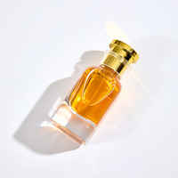 Flacon de parfum en verre transparent carré personnalisé avec logo, couvercle anti-fuite, 100 ml, avec boîte d'emballage