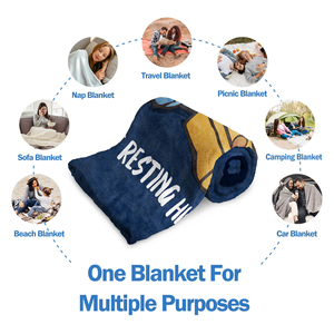 Regalo di Compleanno per Uomini, Divertenti Regali per Papà, Regalo per il 70° Compleanno di Marito, Papà, Nonno, Coperta, Coperta per il Riposo - Product Image 6