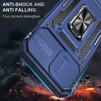 Coque antichoc renforcée aux quatre coins pour iPhone 16 17 18 Pro Max avec protection coulissante de l'objectif et design de confidentialité