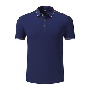 เสื้อโปโลสีพื้น ผ้าโพลีเอสเตอร์ ออกซ์ฟอร์ด ใส่ได้ทุกวัน แขนสั้น ชุดยูนิฟอร์มผู้ชาย - Product Image 4