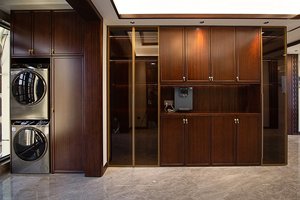 Muebles de Dormitorio de Madera Estilo Chino Personalizados, Armarios de Hotel y Hogar, Gabinetes para Vino - Product Image 4