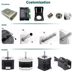 Bringsmart SR42BYGH34 <span class=keywords><strong>NEMA</strong></span> <span class=keywords><strong>17</strong></span> 5มม. เพลากลมไมโครสองเฟสไฮบริด24โวลต์เกียร์สเต็ปเปอร์มอเตอร์<span class=keywords><strong>17</strong></span>สายเคเบิล60ซม. สำหรับเครื่องพิมพ์3D - Product Image 4