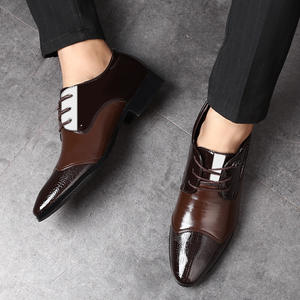 <span class=keywords><strong>Scarpe</strong></span> Formali da Uomo Stile Britannico, Taglie Grandi, con Lacci, in Pelle, Traspiranti, Antiscivolo <span class=keywords><strong>e</strong></span> Comode, con Punta Affilata <span class=keywords><strong>e</strong></span> Rialzo - Product Image 3